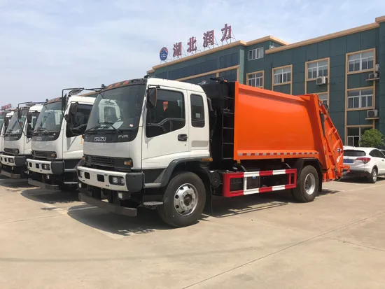 東風中国重汽10トンリアローダーゴミ圧縮ゴミ収集車