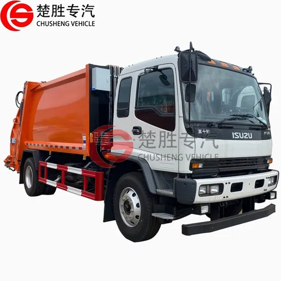 日本製 4x2 6x4 12cbm 10cbm 12トン ゴミ圧縮車