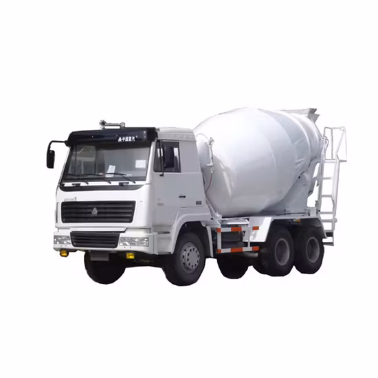 中国重汽HOWO建設機械 油圧シリンダー付きコンクリートミキサートラック